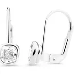 Cutie Jewellery Náušnice z bílého zlata se zirkony Z8029-55-10-X-2 + 2 měsíce na vrácení zboží