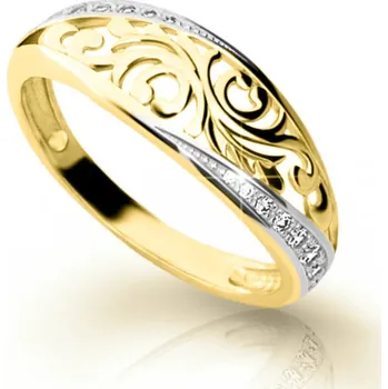 Prsten Cutie Jewellery Originální prsten ze žlutého zlata se zirkony Z6902-2133-10-X-1 53 mm + 2 měsíce na vrácení zboží