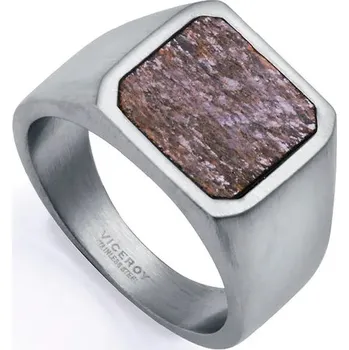 Módní doplněk Viceroy Výrazný ocelový prsten s bronzitem Magnum 75376A02 64 mm + 2 měsíce na vrácení zboží