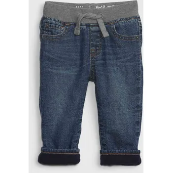 Pánské džíny UNI baby zateplené džíny straight GAP 0-3M