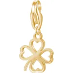 S'Agapõ Pozlacený přívěsek Čtyřlístek Happy SHA359 + 2 měsíce na vrácení zboží