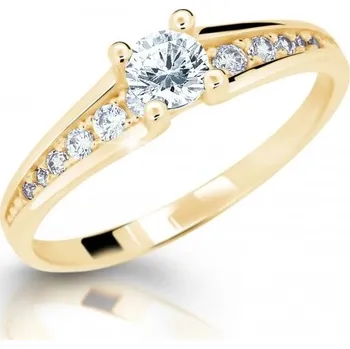 Prsten Cutie Diamonds Zásnubní prsten ze žlutého zlata s diamanty DZ6822-2956-10-X-1 55 mm + 2 měsíce na vrácení zboží