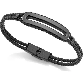 Náramek Viceroy Moderní kožený náramek Magnum 15127P01010 + 2 měsíce na vrácení zboží