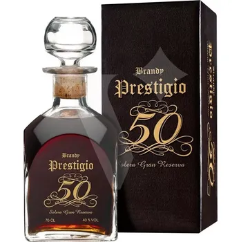 Dárková krabička Prestigio Brandy 50 Solera Gran Reserva (Prestigio Brandy 50 Solera Gran Reserva v Dárkové krabičce)