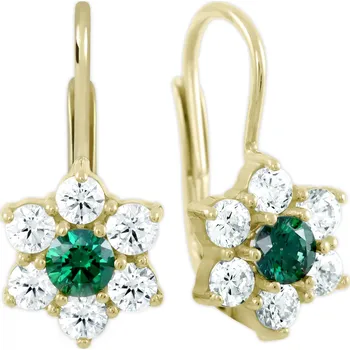 Náušnice Soliter Květinové náušnice ze žlutého zlata 239 001 00144 0000800 + 2 měsíce na vrácení zboží