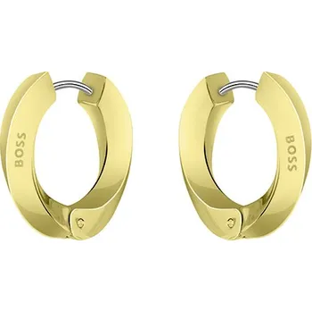 Hugo Boss Nadčasové pozlacené kruhy Boli 1580313 + 2 měsíce na vrácení zboží