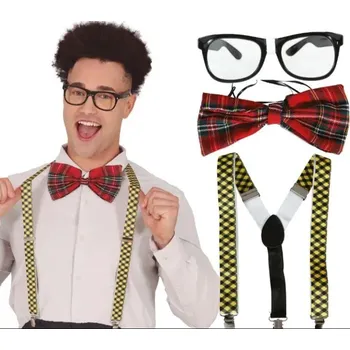 Karnevalový doplněk Guirca Set Nerd (šprt) 3 ks