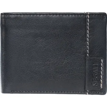 Peněženka SEGALI Pánská kožená peněženka 3490 black + 2 měsíce na vrácení zboží