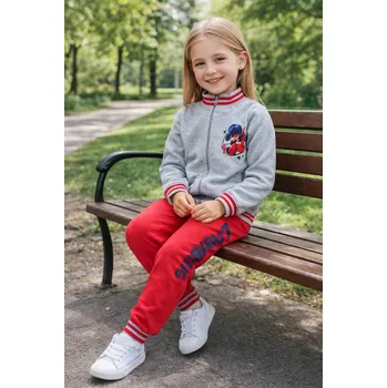 Sun City Dívčí tepláková souprava KOUZELNÁ BERUŠKA šedý vršek Šedá, Velikost: 110 110