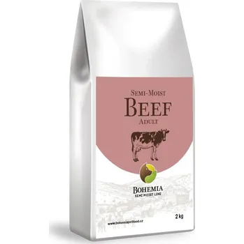 Krmivo pro psa Bohemia Pet Food BOHEMIA SEMI MOIST Adult Beef Poloměkké granule pro psy, 2 kg