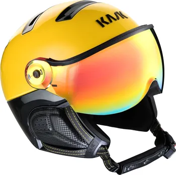Kask Montecarlo - Yellow/red mirror