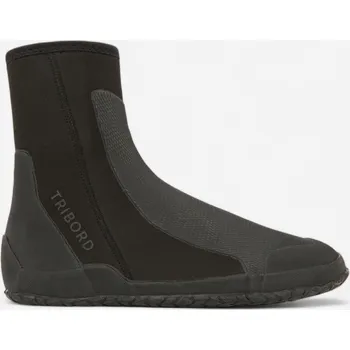 Pánské tenisky DECATHLON Boty na plavbu smíšený neopren 4 mm 47/48 ČERNÁ