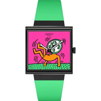 Módní doplněk Swatch Breaks Off SO34Z102 + 2 měsíce na vrácení zboží