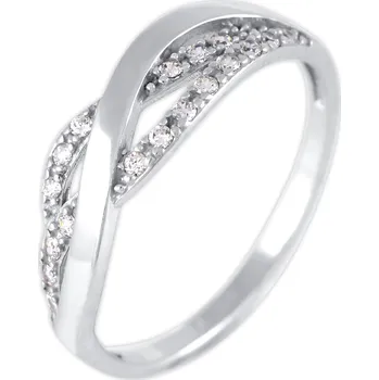 Šperk Soliter Okouzlující stříbrný prsten se zirkony 426 001 00504 04 53 mm + 2 měsíce na vrácení zboží