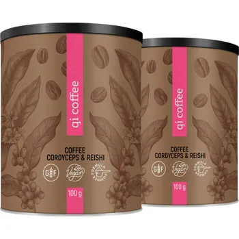 Instantní nápoj Energy Qi coffe + Qi coffe 100g (Klubová cena) KLUBOVÁ CENA: jsem členem (číslo zák. karty uveďte do poznámky pro prodejce)