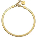 S'Agapõ Jemný pozlacený náramek na kotník Chunky SHK16 + 2 měsíce na vrácení zboží