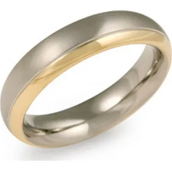 Módní doplněk Boccia Titanium Pozlacený titanový snubní prsten 0130-08 53 mm + 2 měsíce na vrácení zboží