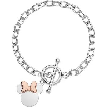 Módní doplněk Disney Slušivý stříbrný bicolor náramek Minnie Mouse BS00053TL-55.CS + 2 měsíce na vrácení zboží