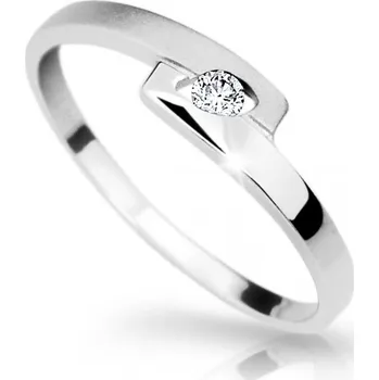 Prsten Cutie Jewellery Slušivý prsten z bílého zlata Z6725-1284-10-X-2 60 mm + 2 měsíce na vrácení zboží