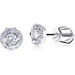 Cutie Diamonds Skvostné peckové náušnice z bílého zlata s brilianty DZ9002-3100-30-00-X-2 + 2 měsíce na vrácení zboží