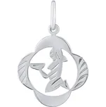 Silvego Stříbrný přívěsek znamení zvěrokruhu Panna - čtyřlístek SILVEGOB10281S09 + 2 měsíce na vrácení zboží