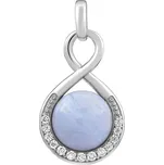 Silvego Stříbrný přívěsek s přírodním Achátem JST14709BA + 2 měsíce na vrácení zboží