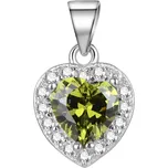 Beneto Stříbrný přívěsek třpytivé srdce AGH269 + 2 měsíce na vrácení zboží