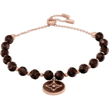 Náramek Pierre Lannier Luxusní pozlacený náramek s hnědou perletí Tallia BJ24A1441 + 2 měsíce na vrácení zboží