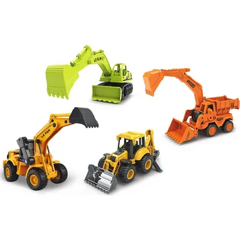 autíčko Auto stavební stroje na setrvačník 20 cm