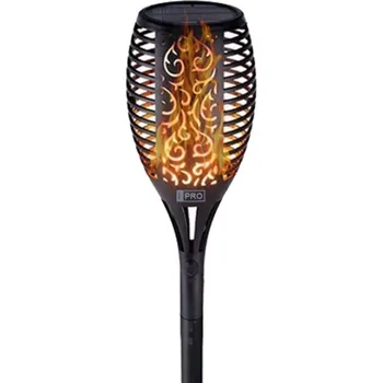 Venkovní osvětlení Bezdoteku LEDSolar 96 solární venkovní hořící louč pochodeň 1 ks, 96 LED, bezdrátové, iPRO, 1W, teplá barva