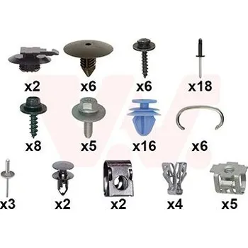 Nárazník Montážní sada, nárazník VAN WEZEL 4403794