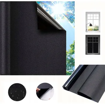 Obraz Statická černá matná zatemňovací okenní Fólie 60x200 cm,