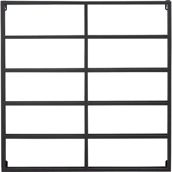 Bloomingville, Stojan na lahve vína Magne nástěnný černý - Formadore