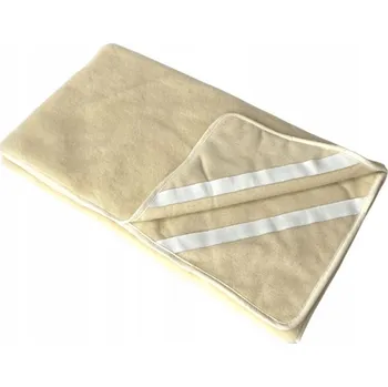 Prostěradlo Prześcieradło wełniane 120X200 Podložka s gumou 100% MERINO VLNA 480g/m2