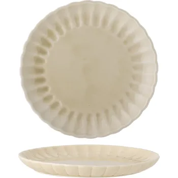 Talíř Bloomingville, Jídelní talíř Latina 27 cm béžový - Formadore