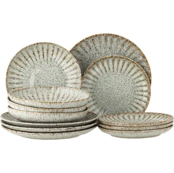 Bloomingville, Jídelní souprava Fleur, 12 dílů - Formadore