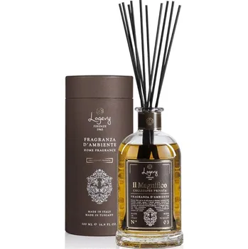 Aroma difuzér Difusér s tyčinkami - LOGEVY Il Magnifico 250 ml (Bergamot a skořice): 250 ml