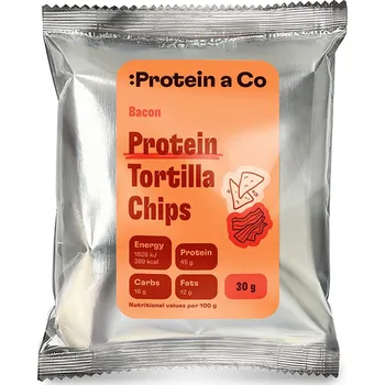 Chips ProteinaCo Proteinové tortilla chipsy - 30 g Vyber si z těchto lahodných příchutí: Slanina