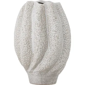 Bloomingville, Váza Cove 28 cm bílá - Formadore