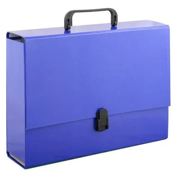 Archivační box Teczka z rączką A4 10cm ciemnoniebieska, Penmate