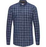 Pure by Hatico Košile Pure Casual Fit manšestrová - modrá kostka velikost: 41/42, délka rukávu: dlouhý rukáv