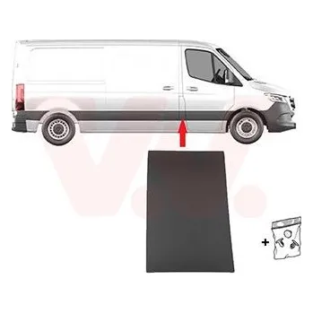 Lišta karosérie Ozdobná / ochranná lišta, boční stěna VAN WEZEL 2973416