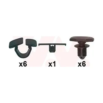 Karosérie Montážní sada, víko motoru VAN WEZEL 5742797