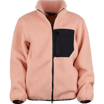 Pánská mikina Vlnka Dámská fleecová mikina s obousměrným zipem růžová velikost oblečení XXL