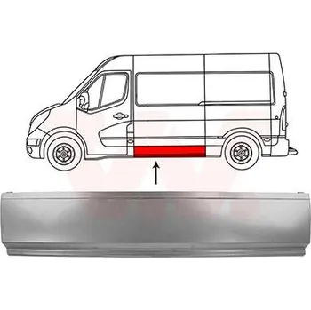 Příslušenství karosérie Boční stěna VAN WEZEL 3799109