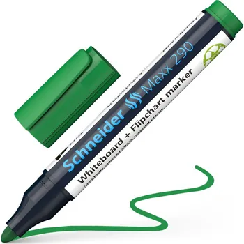 Náplň do psacích potřeb SCHNEIDER Popisovač Schneider Maxx 290 na bílé tabule - zelený 609273