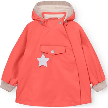 MINI A TURE Dětská zateplená nepromokavá bunda MATWAI "Paprika Red" VELIKOST: 86/18 měsíců