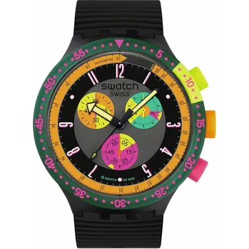 Módní doplněk Swatch Neon Seppia SB02B104 + 2 měsíce na vrácení zboží