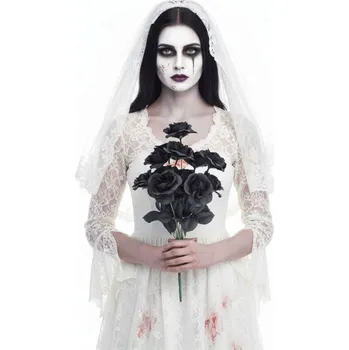 Karnevalový doplněk Kytice černé růže