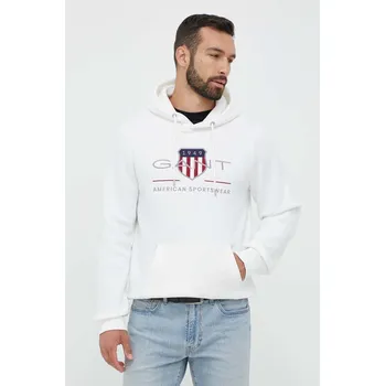 Pánská mikina Mikina Gant 2047082 bílá 00X, vel. XXXL